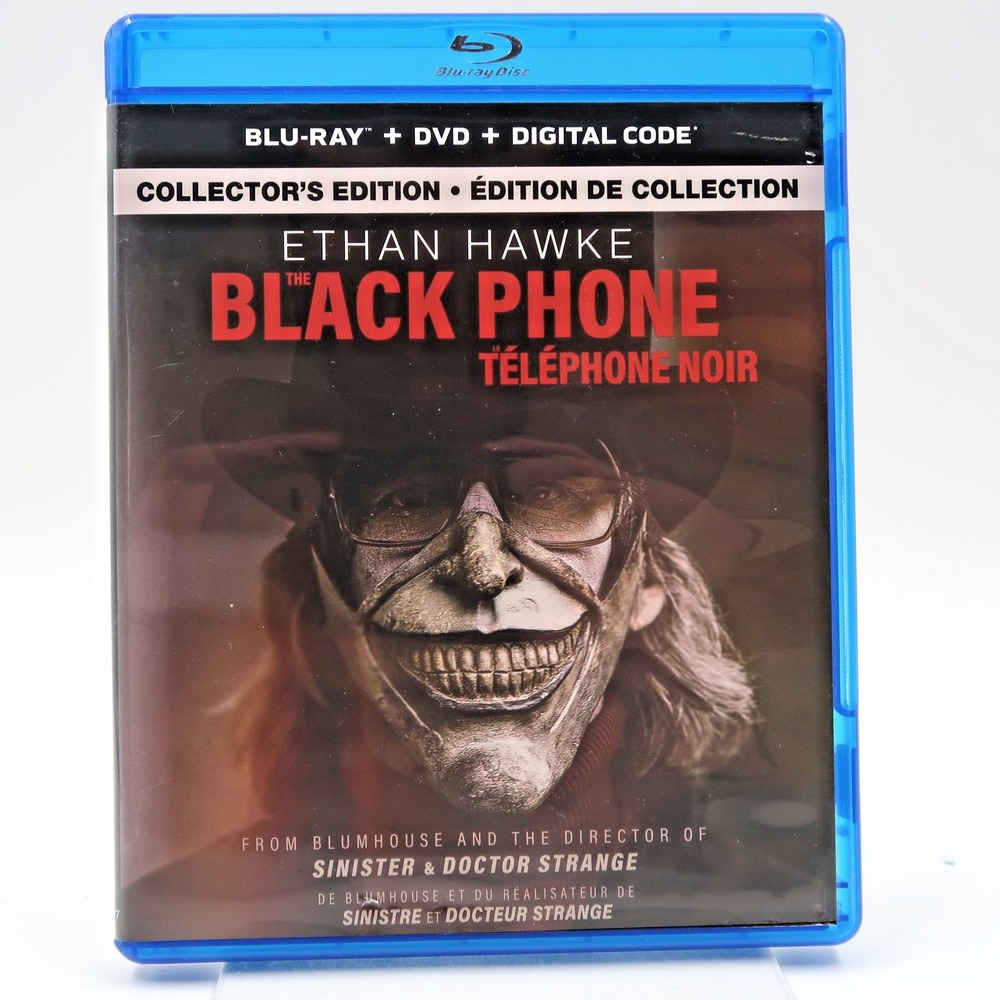 The Black Phone Blu-ray DVD 2021 Ethan Hawke Blumhouse Horror Movie